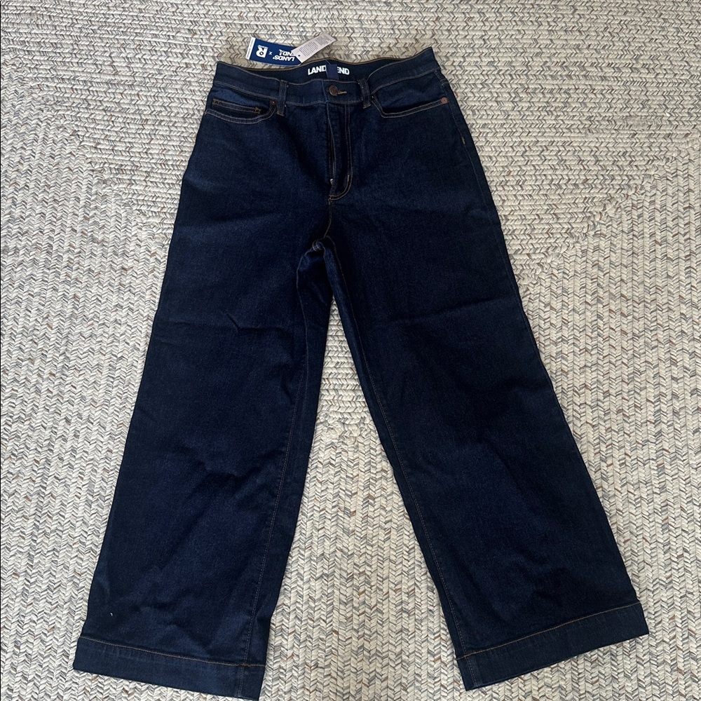 Lands' End Indigo Denim Jeans